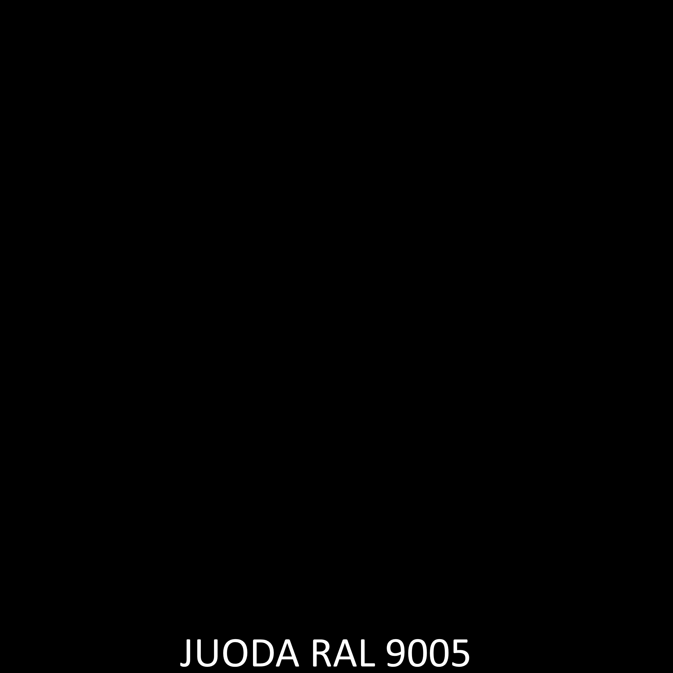 Juoda RAL9005